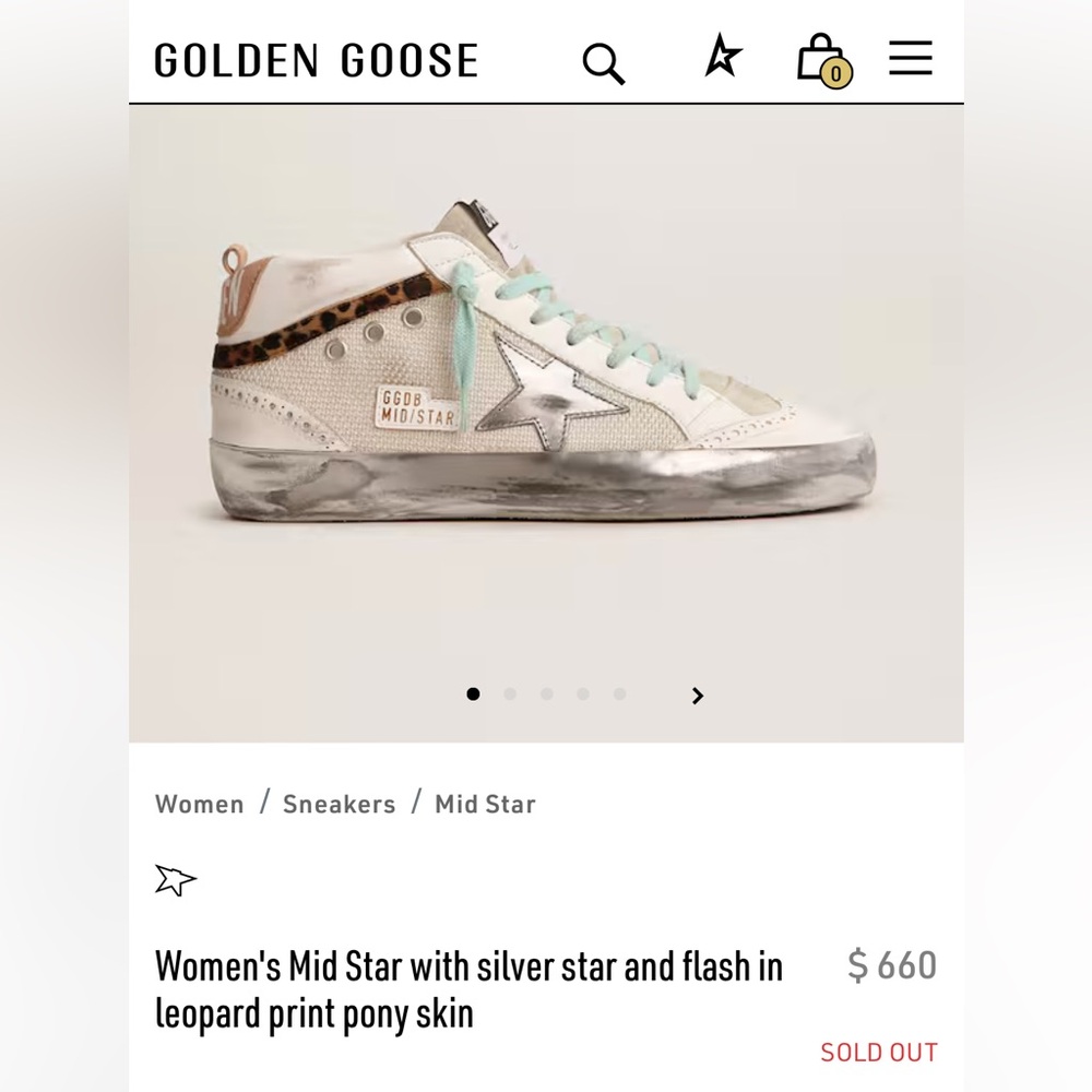 Golden Goose Mid Star Sneakers